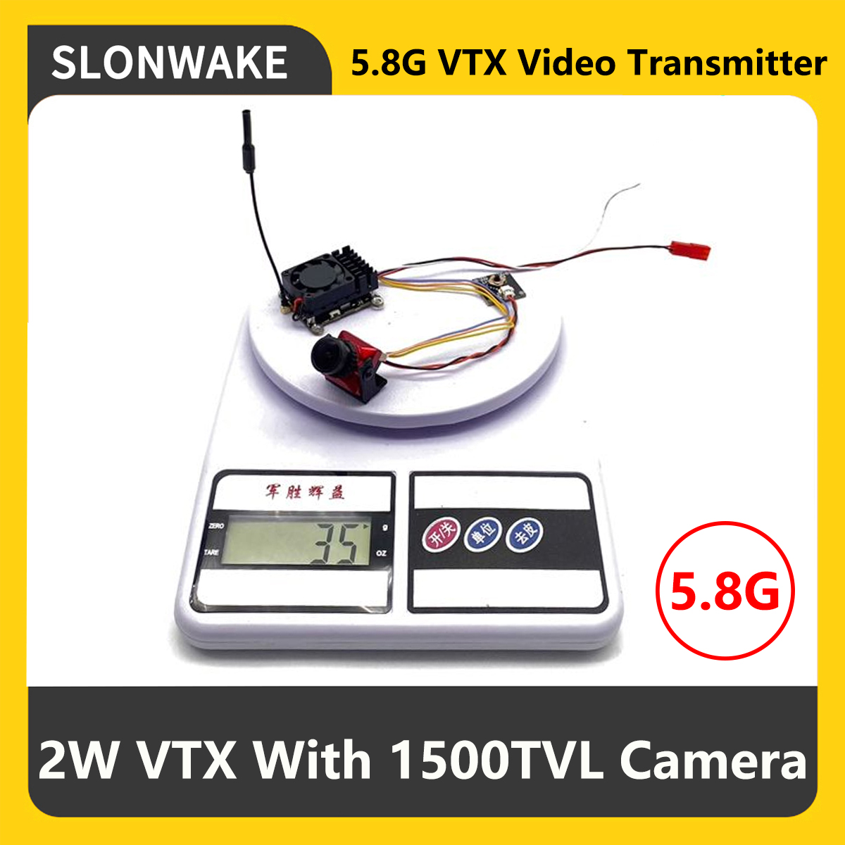 Drone Rc Accessories - SLONWAKE 5.8G 2000mW FPV VTX Transmitter
