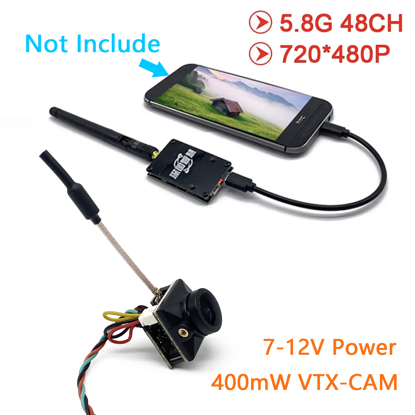 Analog Fpv Transmitter - SLONWAKE 5.8G Analog UVC OTG Receiver