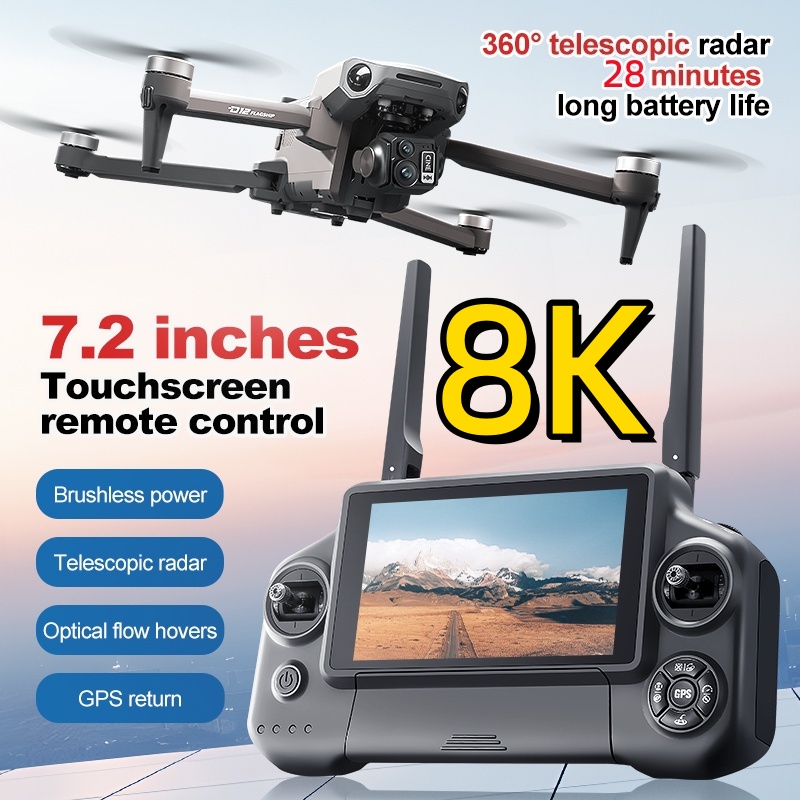 8K 3 Axis Gimbal Brushless 7.2 - đánh giá và giá Drone Rc Cable