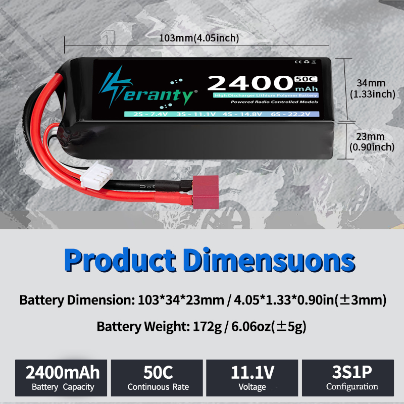 TERANTY 3S 2200/2400/2600mAh L - đánh giá và giá Drone Rc Truck