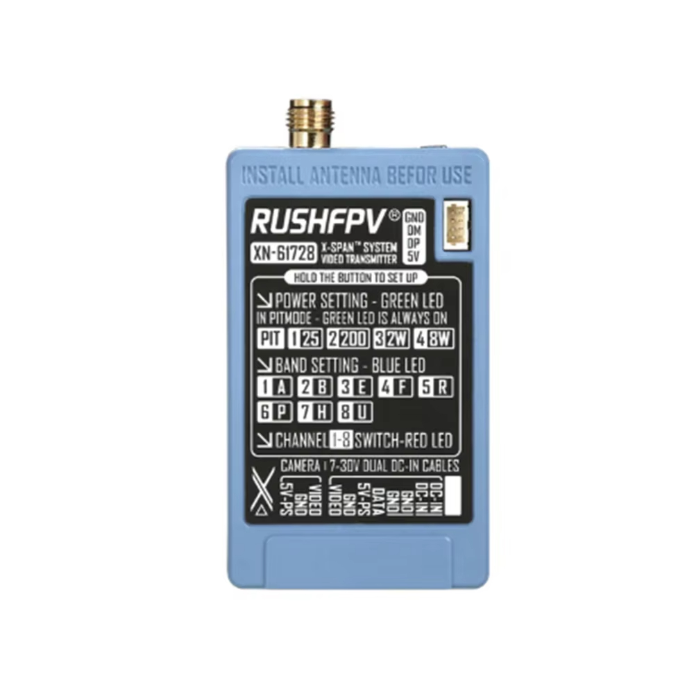 RUSHFPV 6.1‑7.2G 8W X61728 VTX - đánh giá và giá Drone Rc Accessories