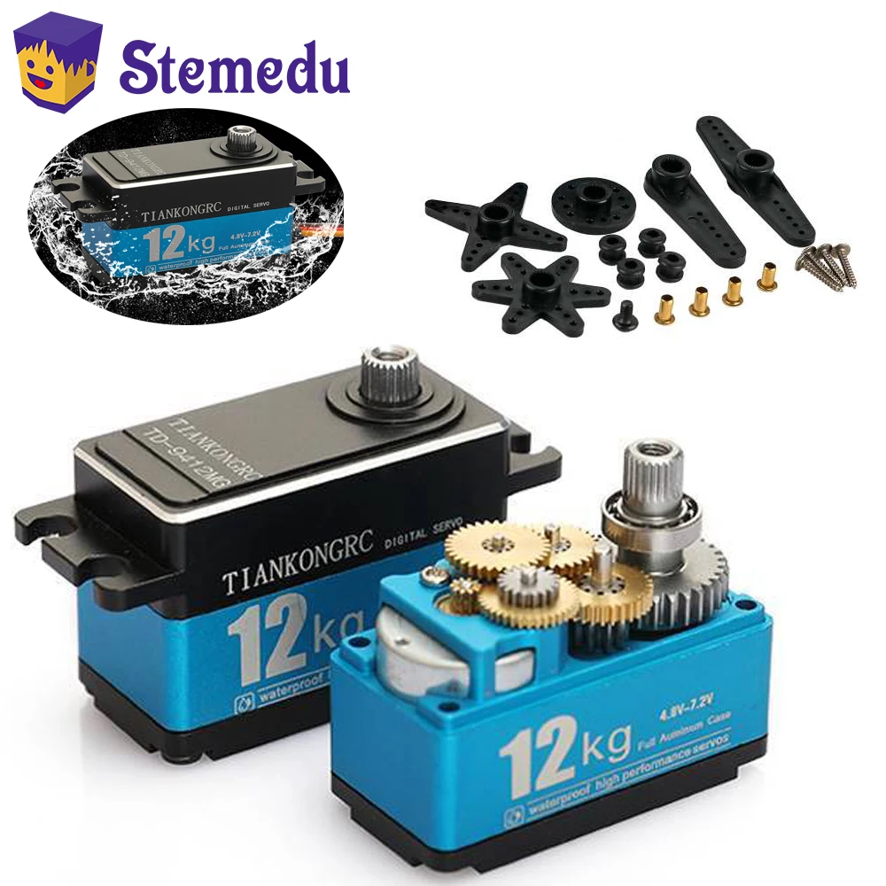 12KG TD-9412MG High Torque Ful - đánh giá và giá Rc Car Servo