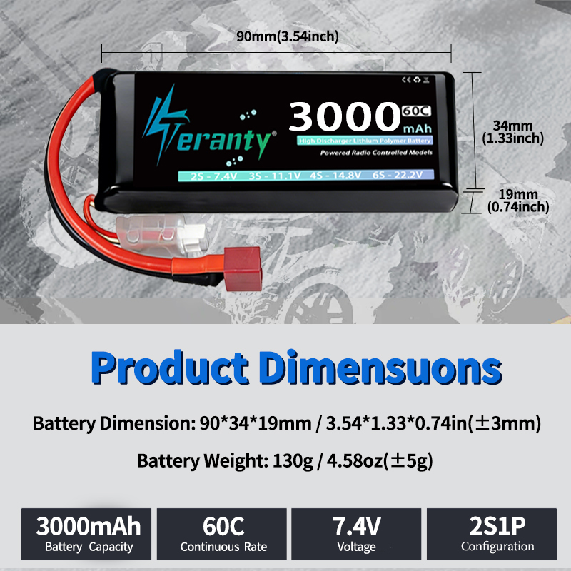 TERANTY 2S 3000mAh Lipo Batter - đánh giá và giá Analog Fpv Transmitter