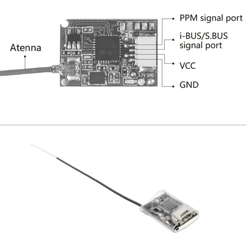 Flysky FS-8A 8CH 18CH Mini Rec - đánh giá và giá Analog Fpv Transmitter