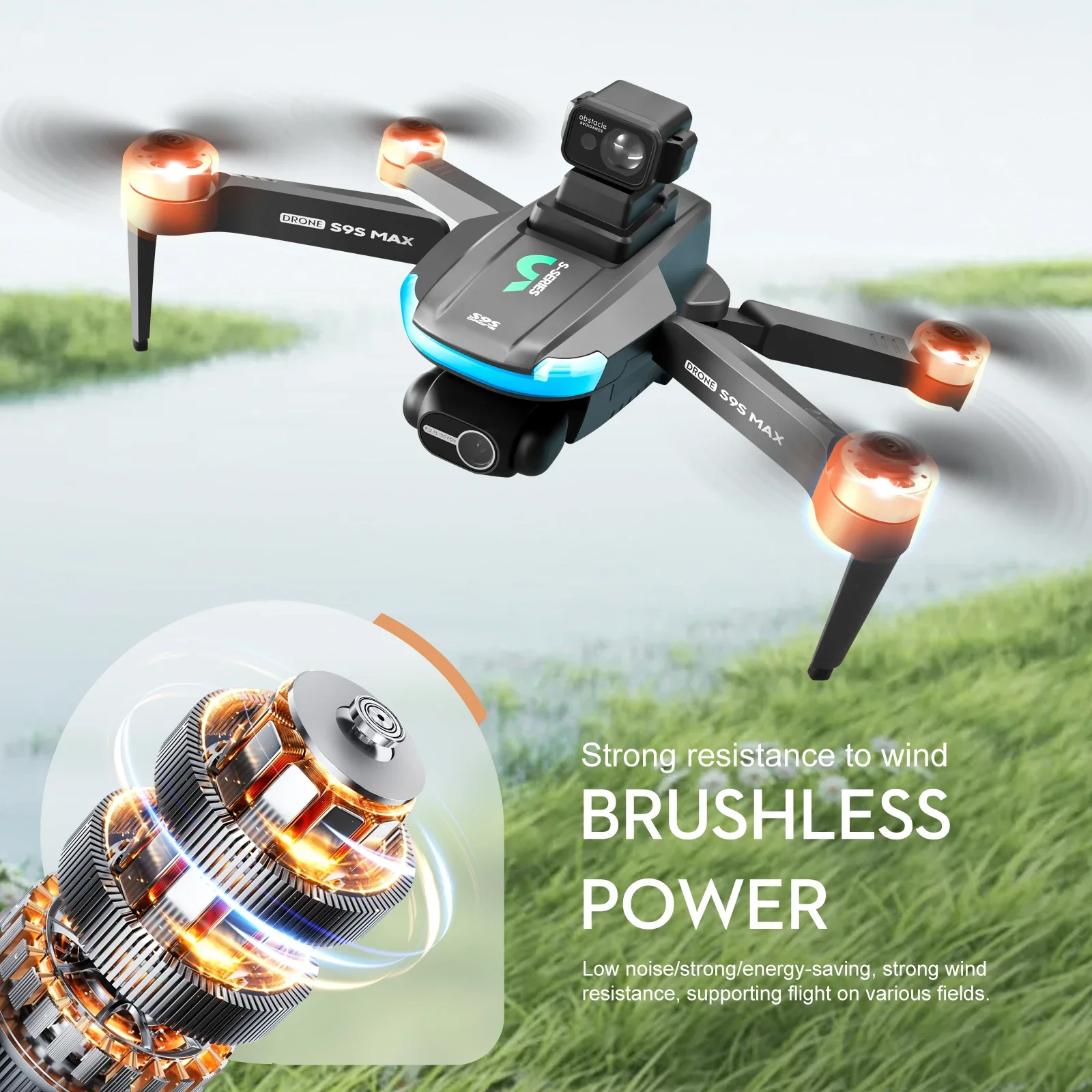 NEW S9S MAX MINI Drone 4K 2-Ax - đánh giá và giá Drone Rc Cable