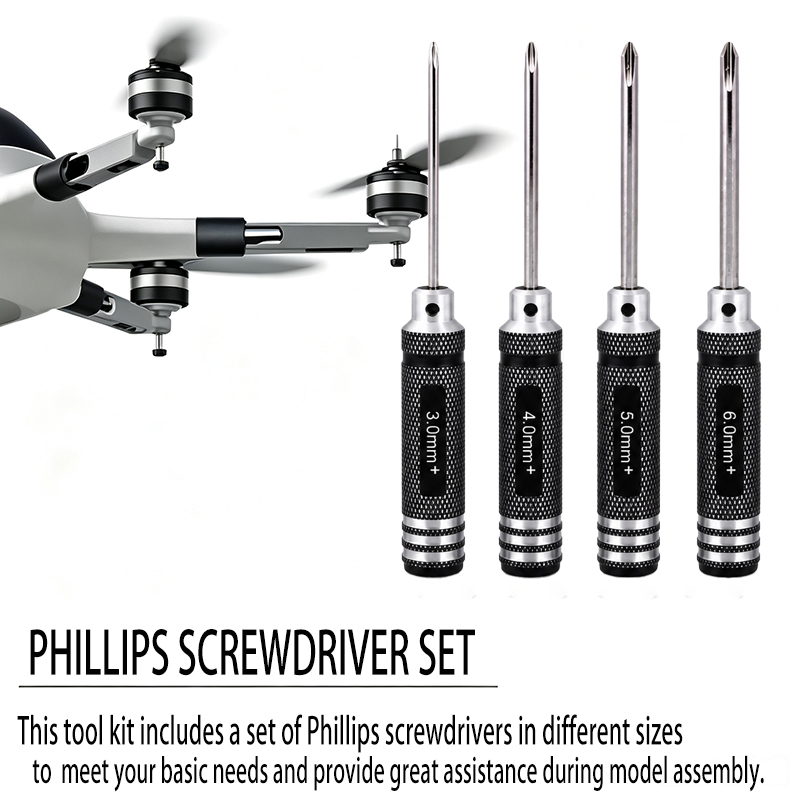 4Pcs 3/4/5/6mm Flathead And Ph - đánh giá và giá Drone Rc Truck