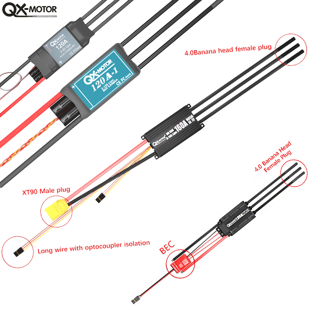 20A-120A Brushless ESC Speed C - đánh giá và giá Analog Fpv Transmitter