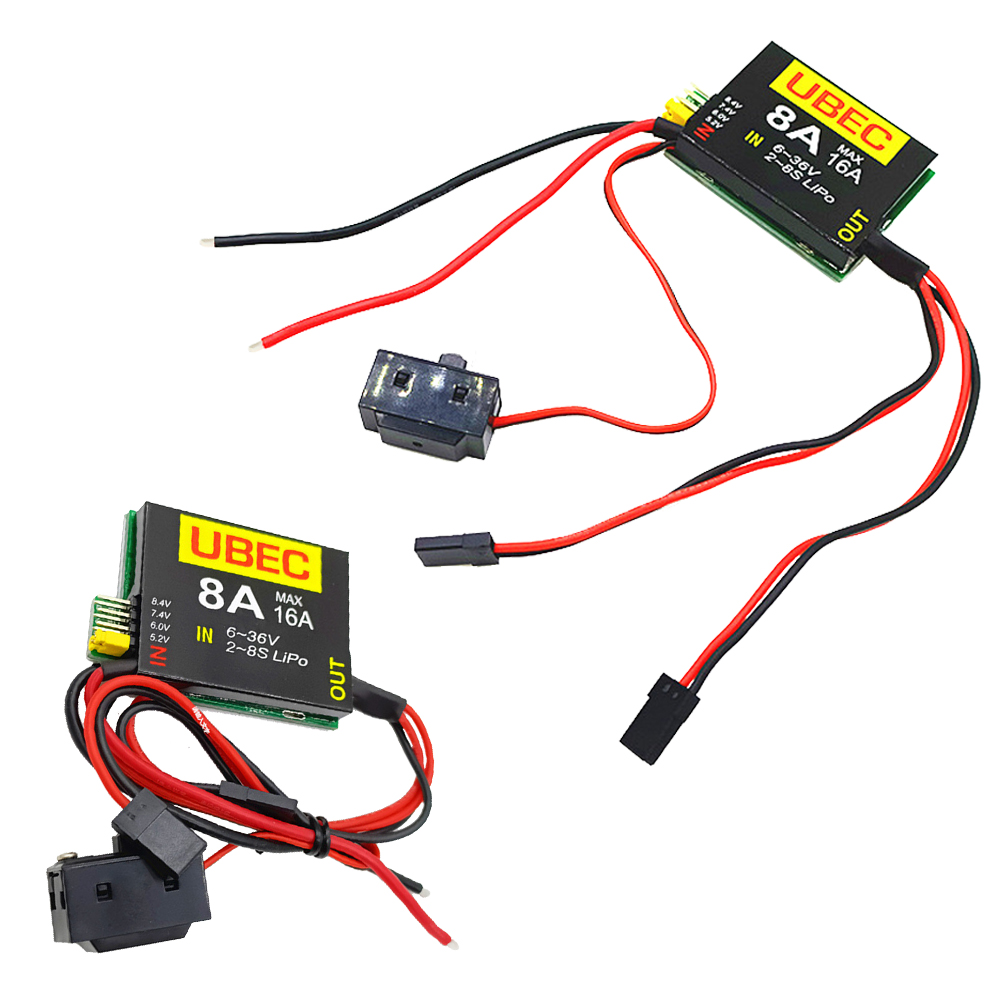 New 2S-6S 6-36V UBEC-8A BEC &  - đánh giá và giá Rc Car Servo
