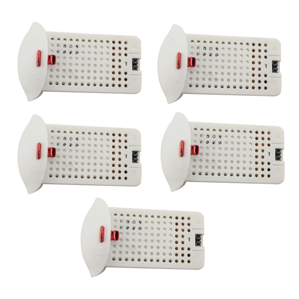 Bộ 5 Pin 3.7V 500MAh Cho Syma  - đánh giá và giá Drone Sjrc