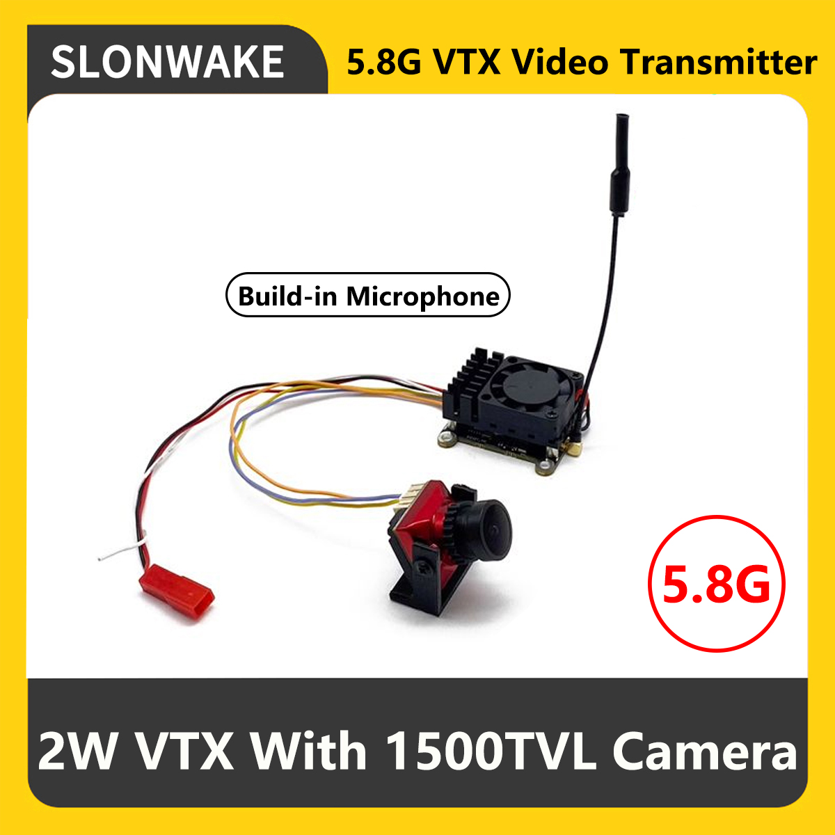 SLONWAKE 5.8G 2000mW FPV VTX T - đánh giá và giá Drone Rc Accessories