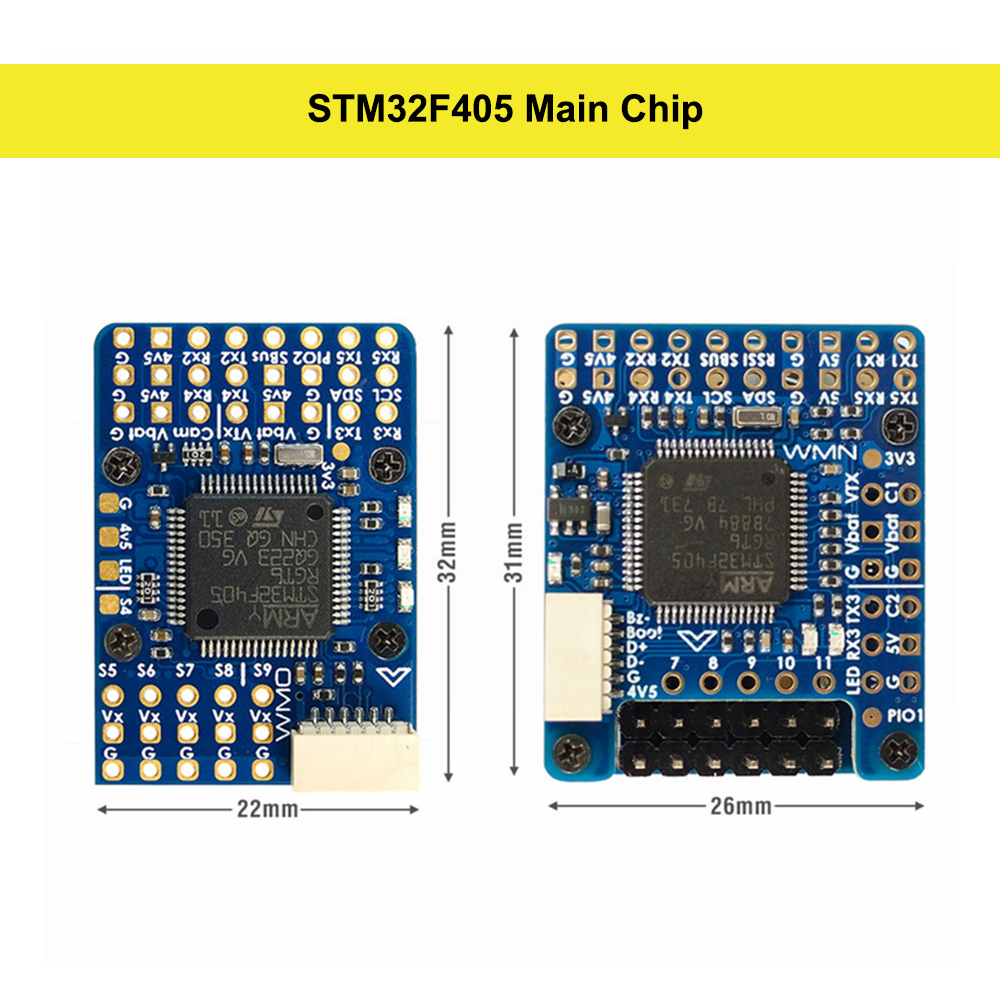 MATEK F405-WMO FC STM32F405 IC - đánh giá và giá Drone Rc Accessories