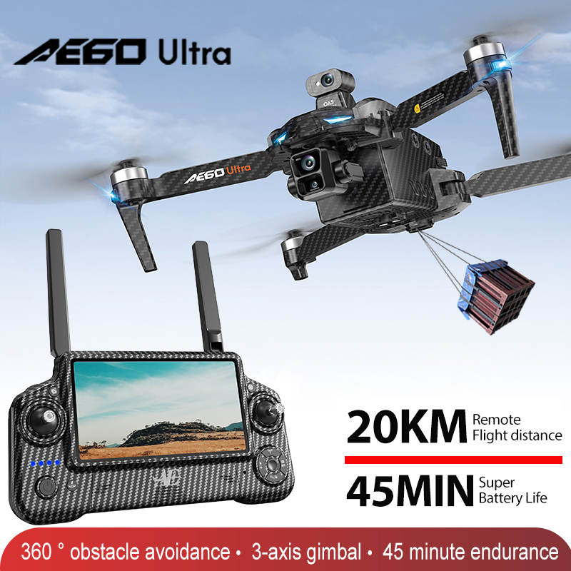 AE60 GPS Drone Professional 8K - đánh giá và giá Drone Rc Cable