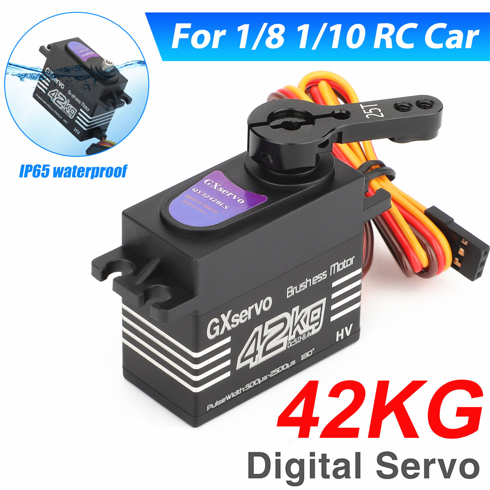 Brushless Motor 180° Metal Gea - đánh giá và giá Rc Car Servo