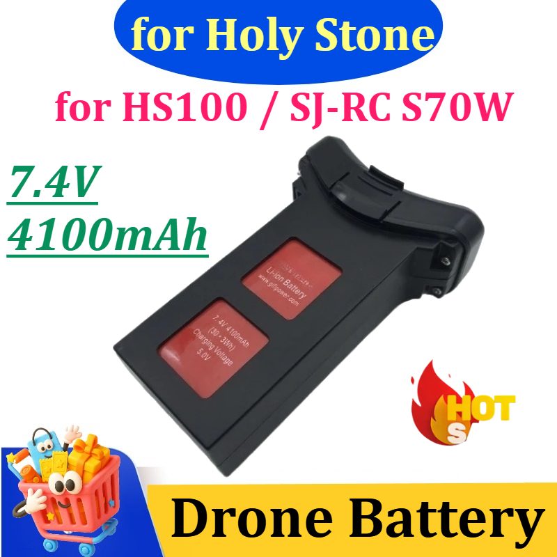 New 7.4V 2800mAh/4100mAh Batte - đánh giá và giá Drone Sjrc