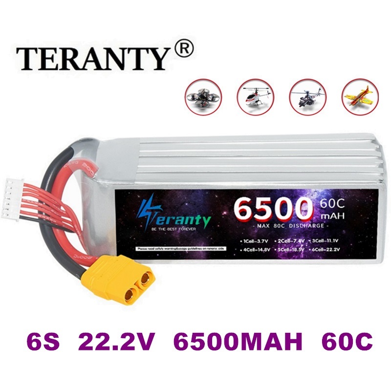 TERANTY 6S 22.2V Lipo Battery  - đánh giá và giá Drone Rc Truck